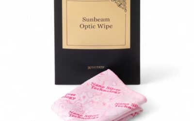 Czyścik Sunbeam OPTIC do okularów różowy Raypath